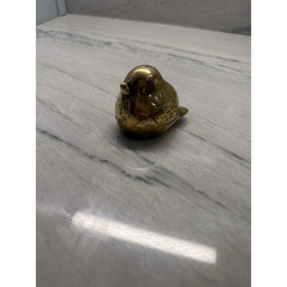 Other - Vintage Mini Bird Sparrow 2.5" Brass Figurine Desk‎ Paperweight
